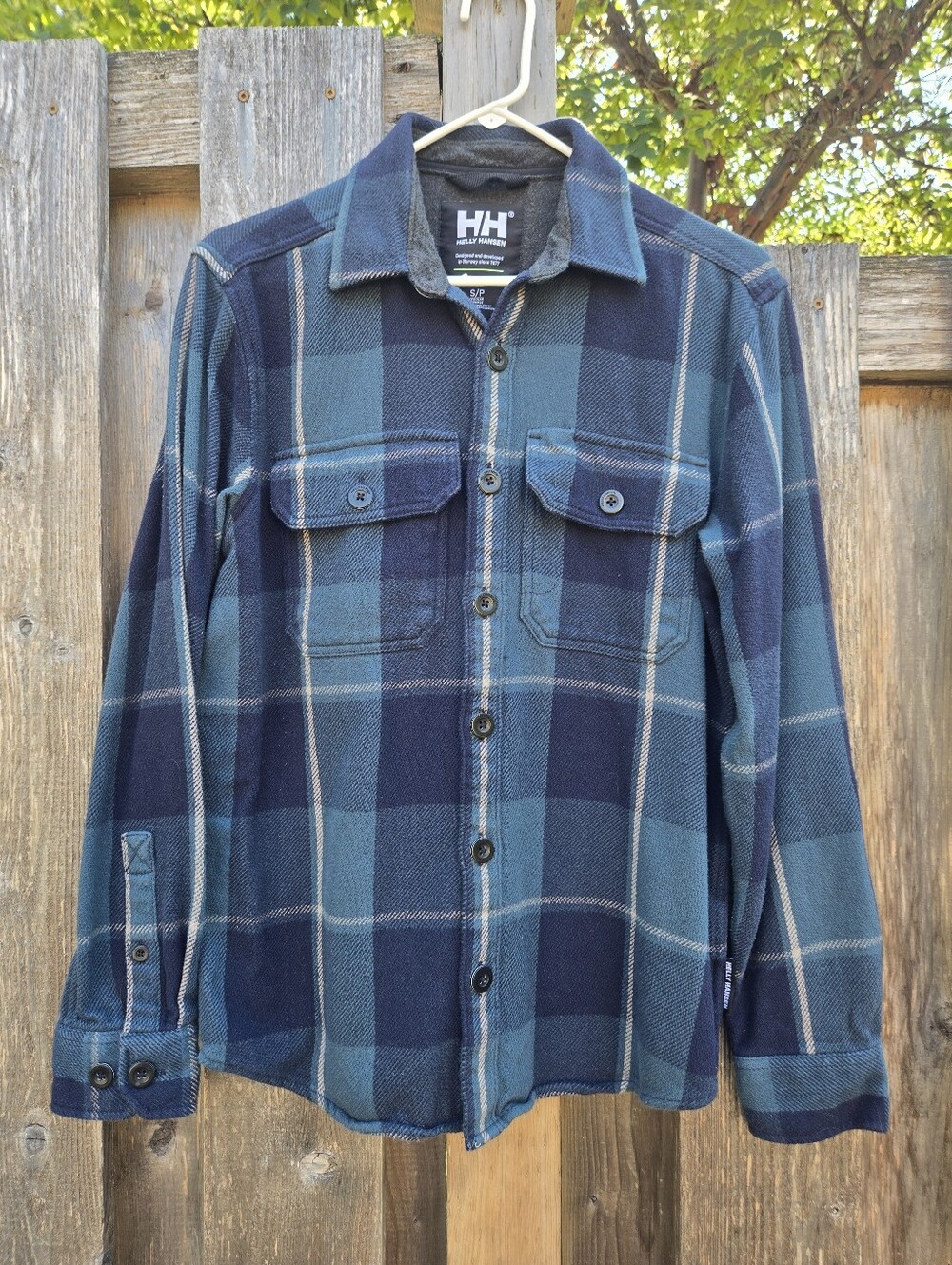 Helly Hansen Plaid COTTON flannel - Size Small